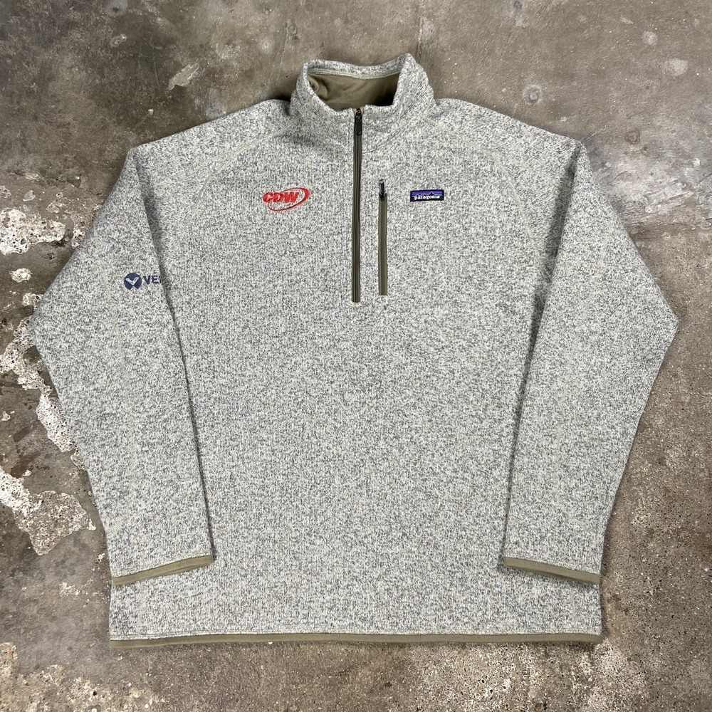 Patagonia 1/4 Zip Better Sweater Size XXL Gray Fleece Pullover Hiking 25522SP18